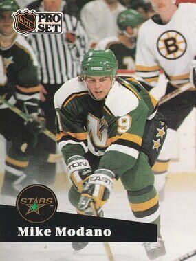 Mike Modano - 1991 Pro Set Hockey Card